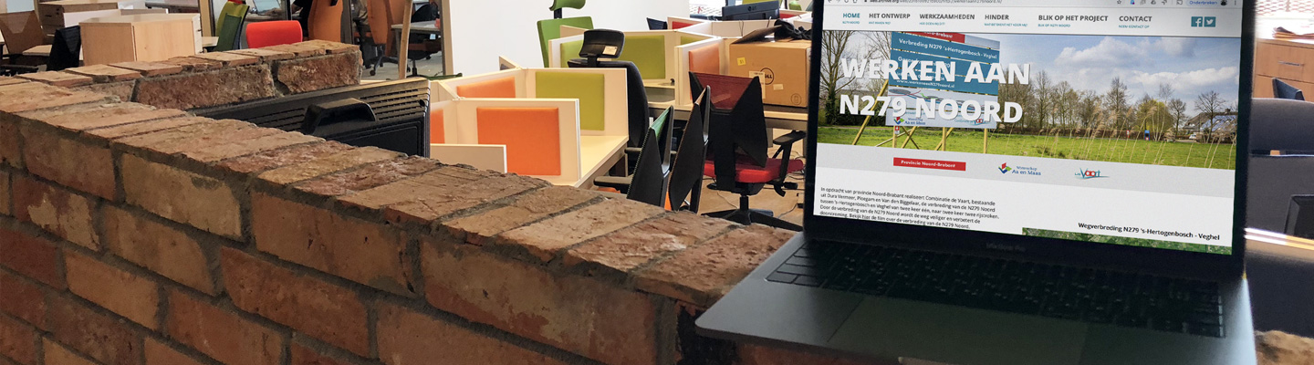 Werken aan N279 Noord - Dura vermeer